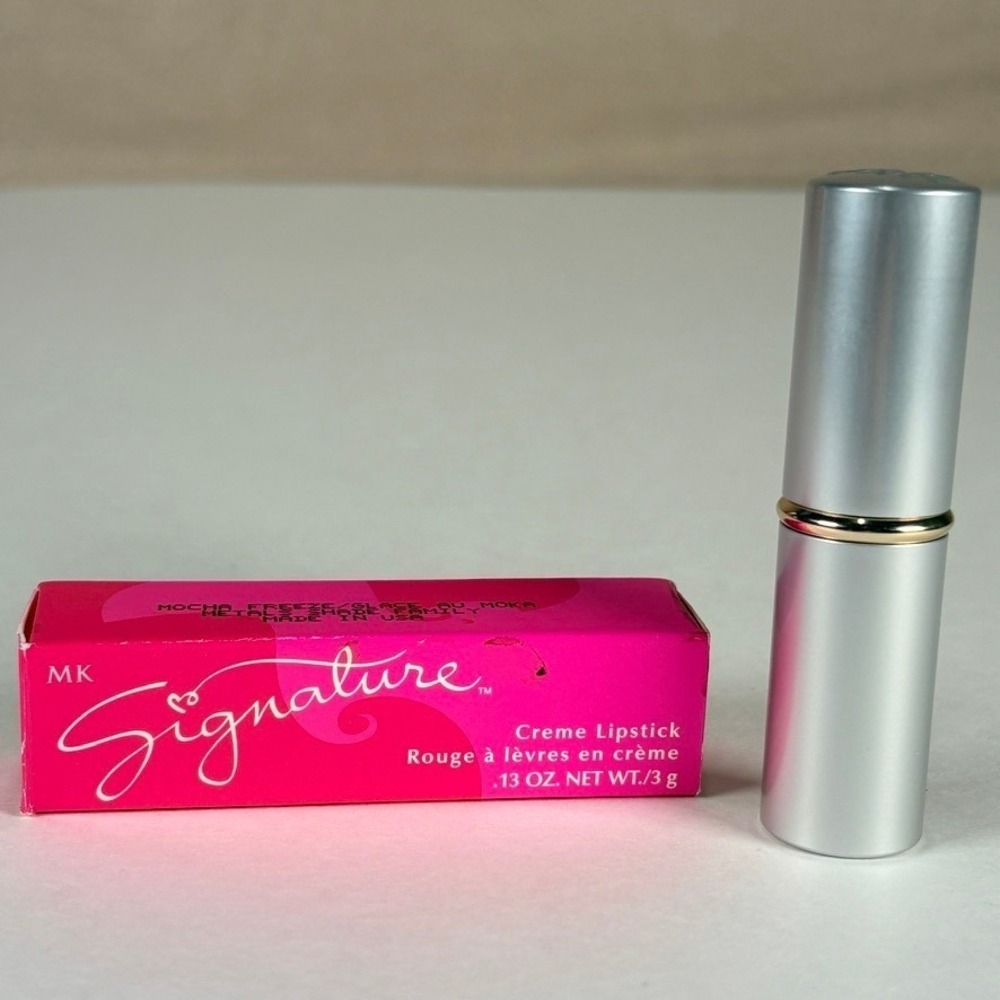 NEW Mary Kay MOCHA FREEZE MK Signature Creme Lipstick Metals 0.13 oz NOS Read